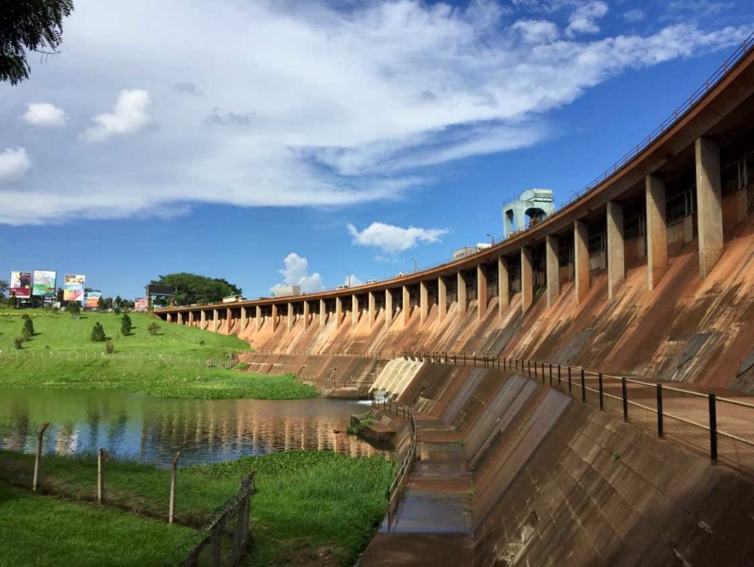 Hydropower plant Nalubaale (Owen Falls) & Kiira, river Nile, Lake Victoria, Uganda