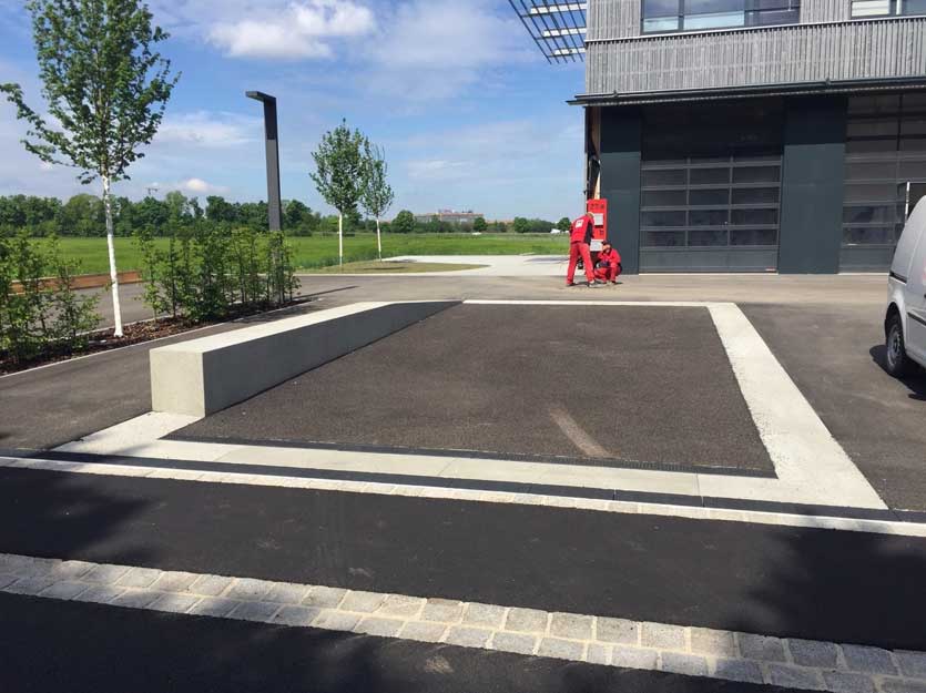 New Construction of a Fire station, Neubiberg, Germany